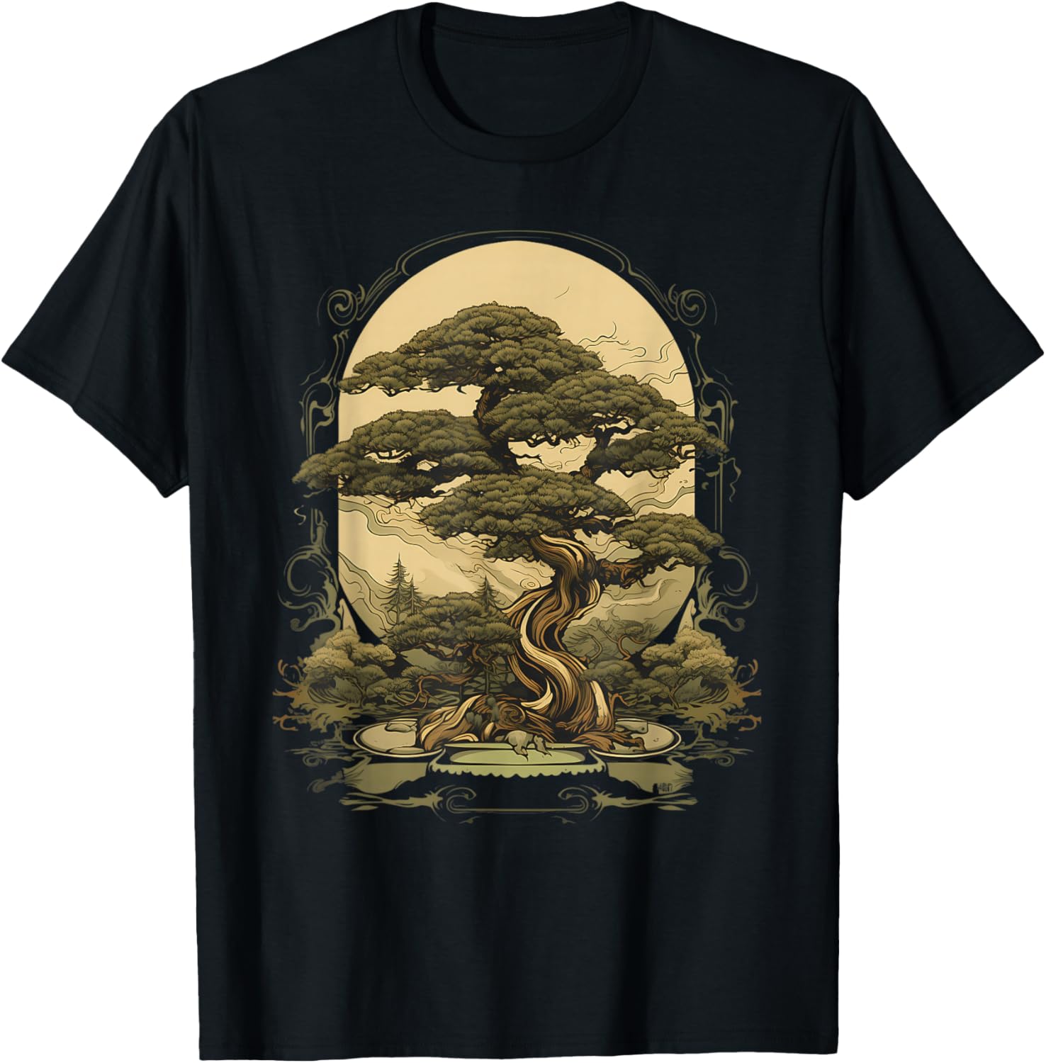 Bonsai Garden Art - Japanese Gardening Art Bonsai Tree T-Shirt
