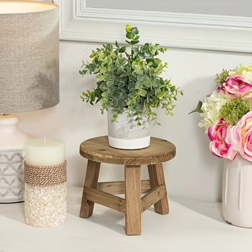 Bonsai Garden Display Stands - Modern Bonsai Rack Wooden Mini Stool