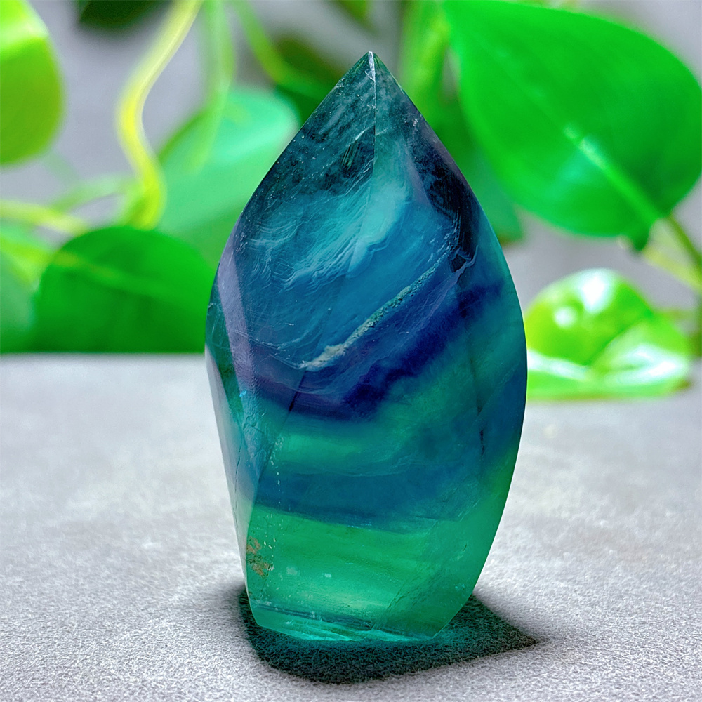 Rainbow Fluorite Flame Crystal - Bonsai Rock Garden 评论和价格