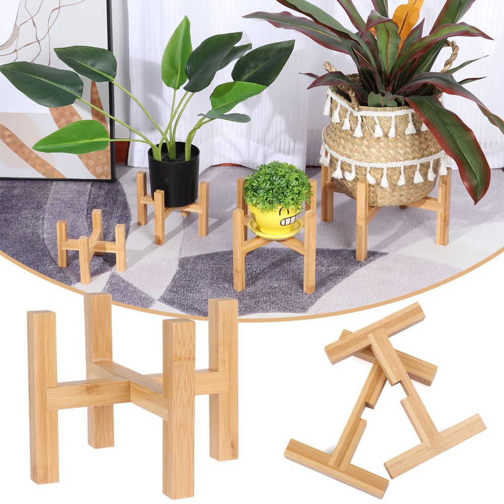 Bamboo Indoor Outdoor Home Dec - Bonsai Garden Display Stands 评论和价格