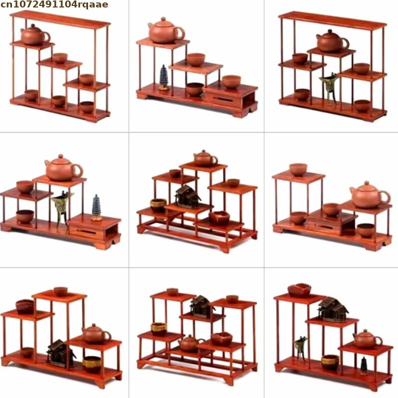 Wooden Flower Pot Holder Plant - Bonsai Garden Display Stands 评论和价格