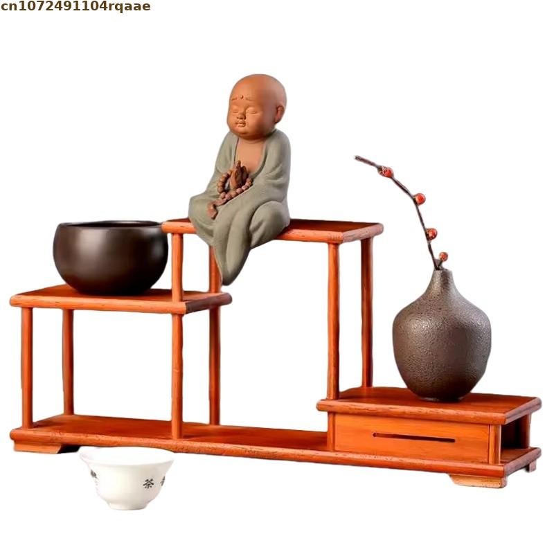 Wooden Flower Pot Holder Plant - Bonsai Garden Display Stands 评论和价格