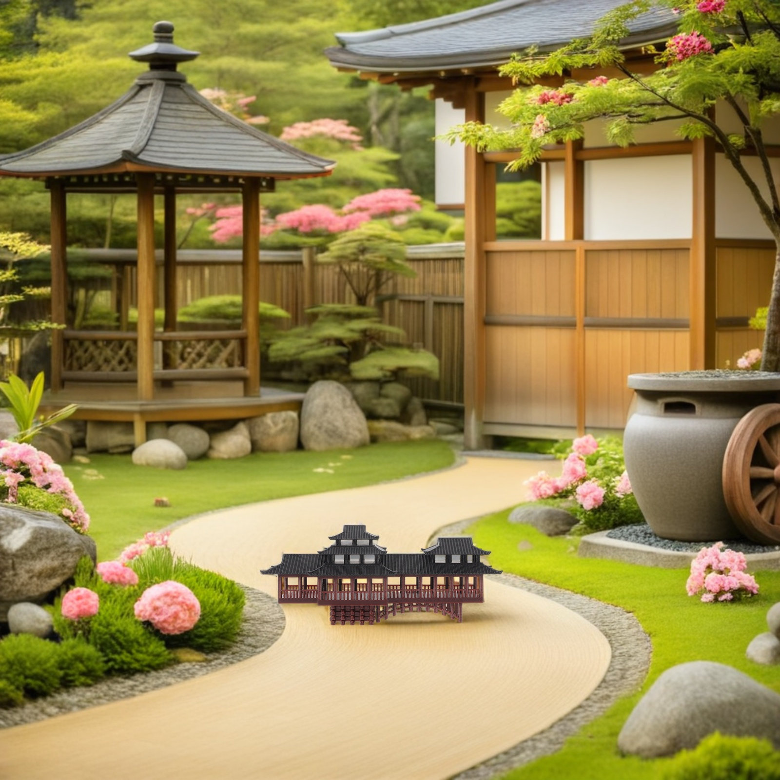 Bonsai Bridge Aquarium Decorat - Bonsai Garden Decor 评论和价格