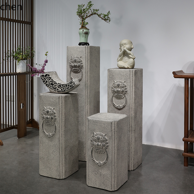 HTT New Chinese Style Entrance - Bonsai Garden Display Stands 评论和价格