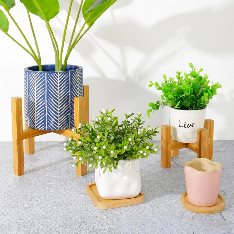 Plant Flower Pot Stand Small D - Bonsai Garden Display Stands 评论和价格
