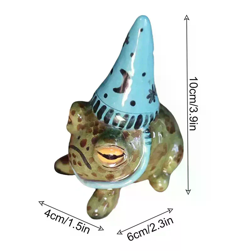 Frog Statues For Garden  Hat L - Bonsai Garden Art 评论和价格