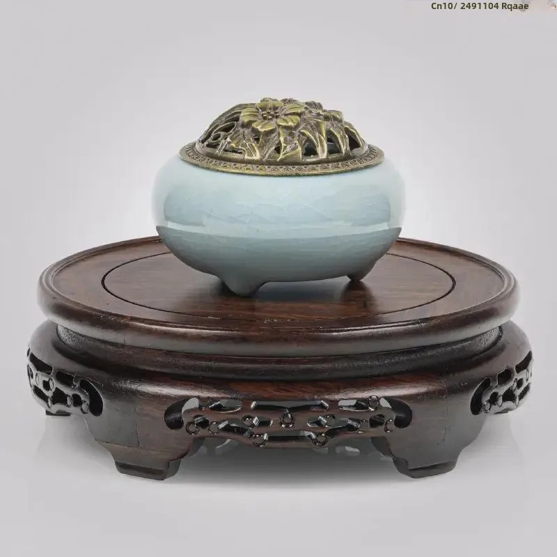 Ebony Wood Round Table Crafts  - Bonsai Garden Display Stands 评论和价格