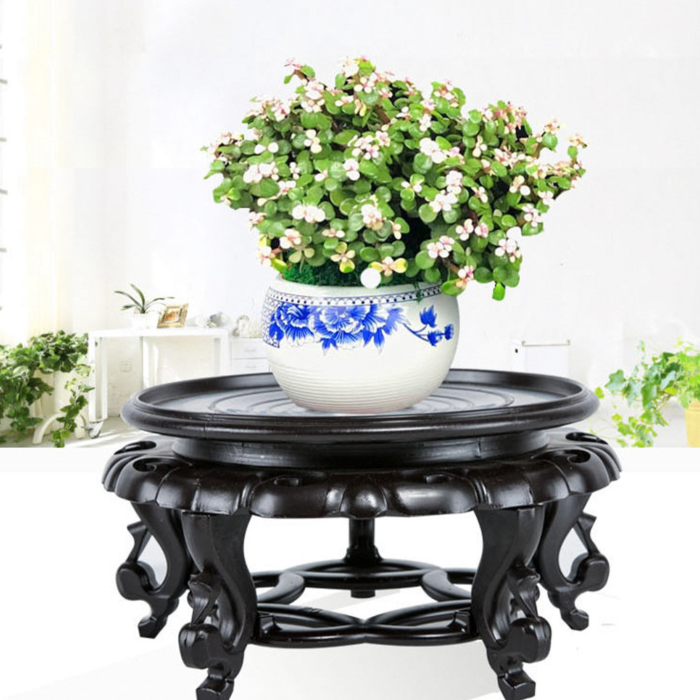 Resin Potted Plant Display Bas - Bonsai Garden Display Stands 评论和价格