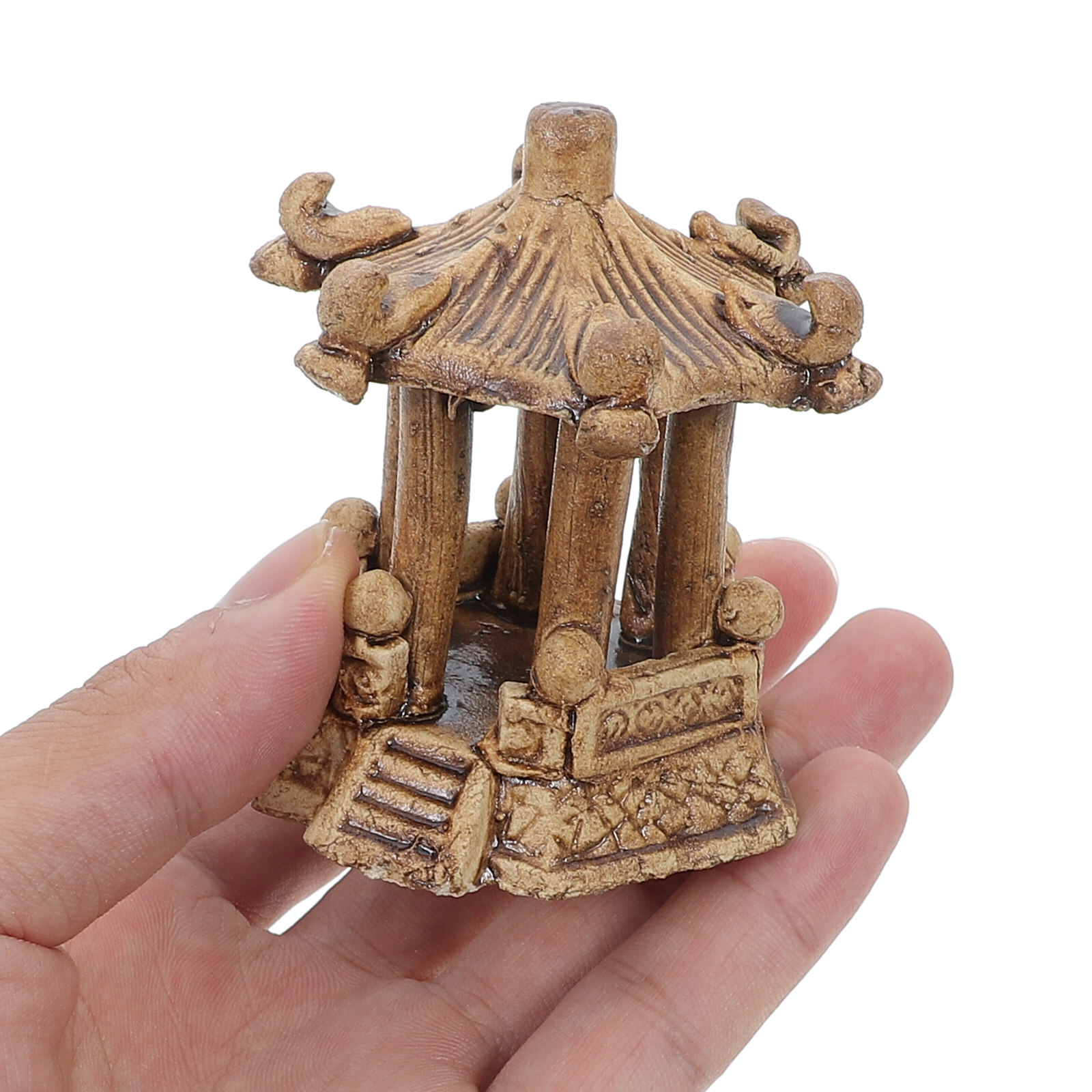 Miniature Ceramic Hexagonal Pa - Bonsai Garden Decor 评论和价格