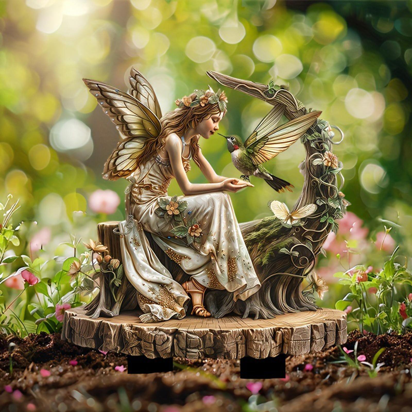 Fairy Decorative Garden Stake  - Bonsai Garden Art 评论和价格