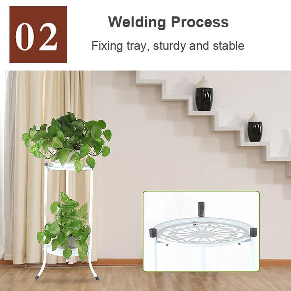 2 Tier Elegant Planter Display - Bonsai Garden Display Stands 评论和价格