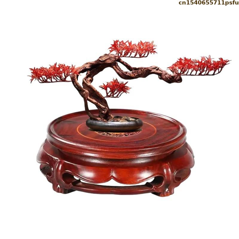 Redwood Standing Flower Base V - Bonsai Garden Display Stands 评论和价格