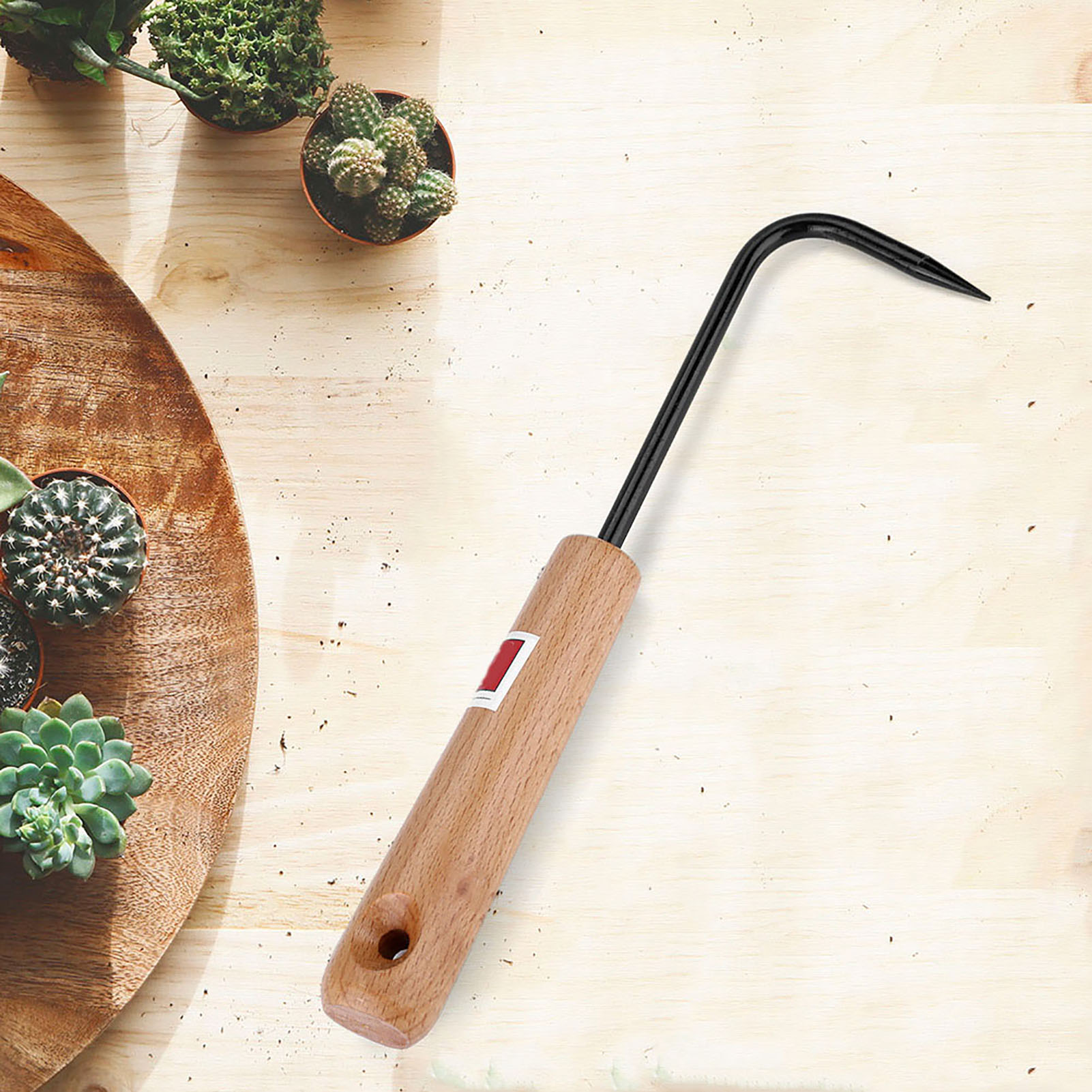 Sturdy Iron And Beech Bonsai R - Root Hook Tool 评论和价格